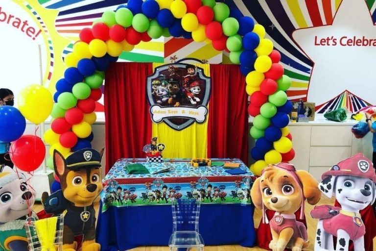 Balloon Decoration With Paw Patrol Theme