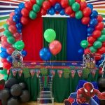 Balloon Decoration with Super Hero's
