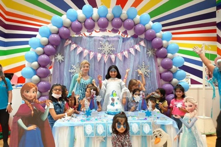 Birthday Celebration With Frozen Theme