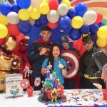 Birthday Party Celebration with Super Hero's