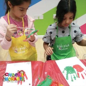Kids Birthday Party Coloring Station