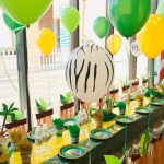 Party Hall Balloon Decoration in Dining Area