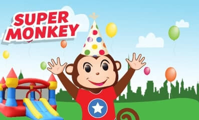 Super Monkey Themed Birthday Party Dubai