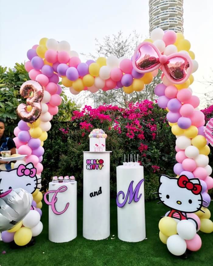 Hello Kitty Outdoor Stage Decoration Dubai