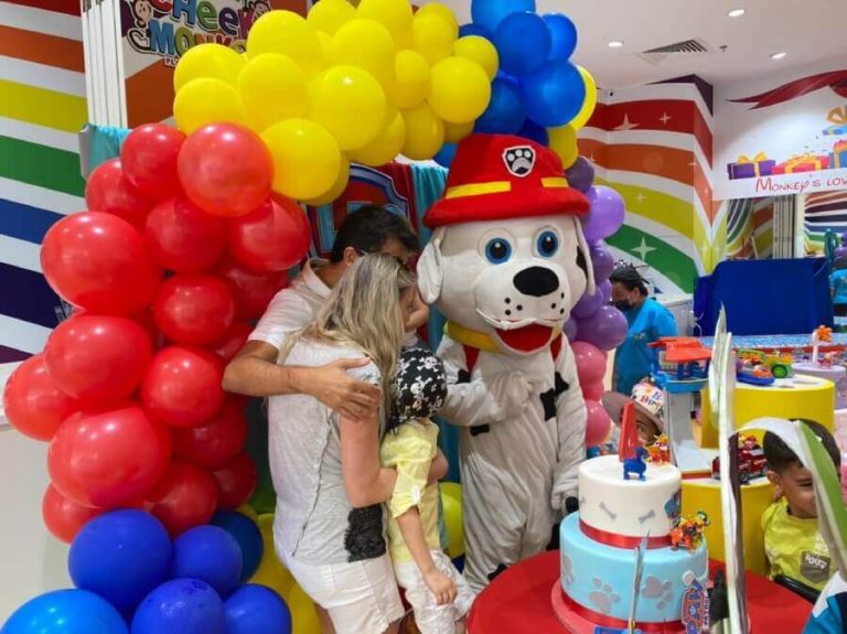 Cartoon Dog Mascot for Kids Party