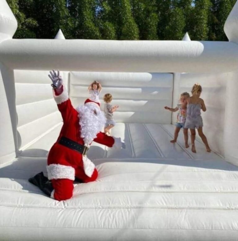 Christmas White Bouncy Inflatables