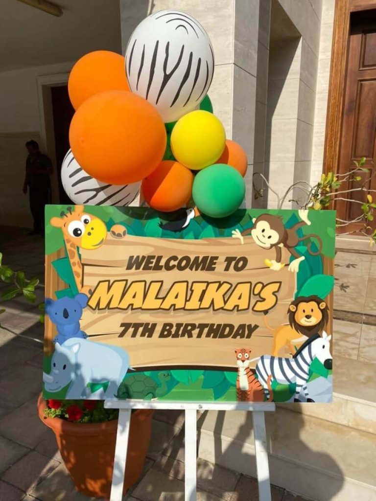 Jungle Theme Party Decoration Outdoor