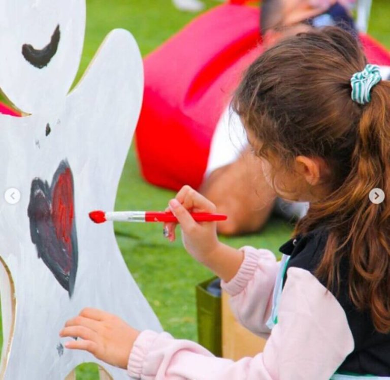 Kids Painting for Corporate Event