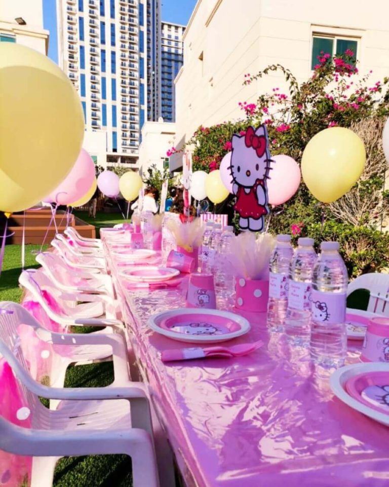 Kitty Theme Outdoor Party Supplies