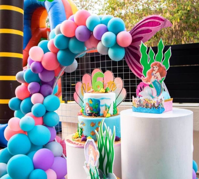 Little Mermaid Theme Birthday Decoration