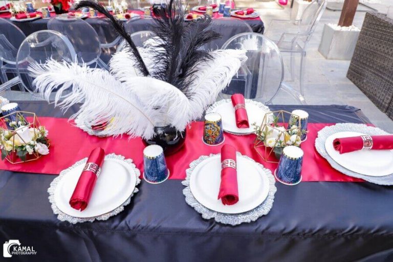 Outdoor Birthday Table Decoration