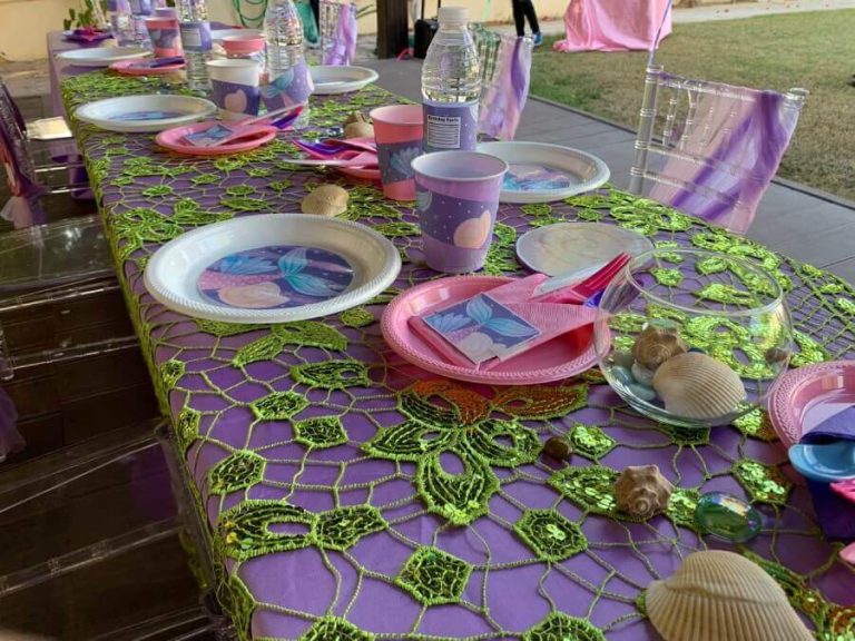 Outdoor Mermaid Birthday Party