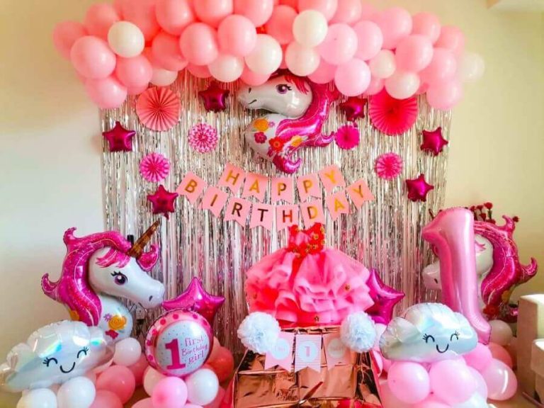 Outdoor Unicorn Theme Party Decor