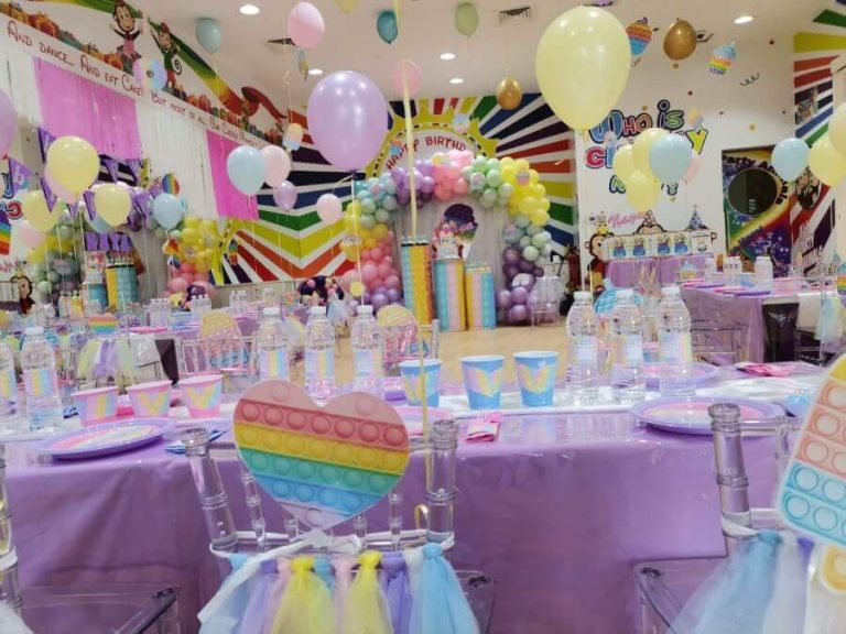 Pop it Fidget Theme Birthday Party