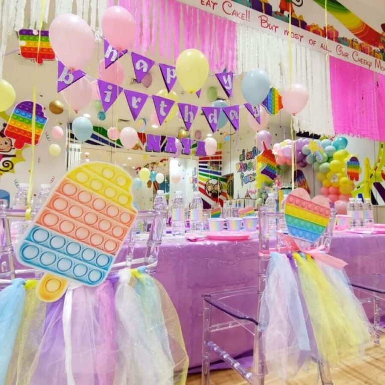 Pop it Fidget Theme Party Decoration