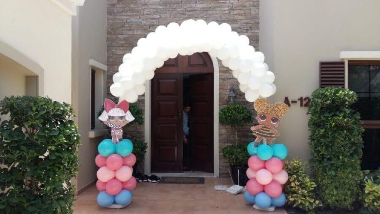 Powerpuff Girls Theme Balloon Arch