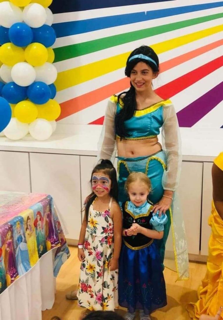 Princess Jasmine Kids Party Characters