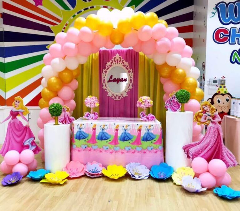 Princess Theme Balloon Decoration
