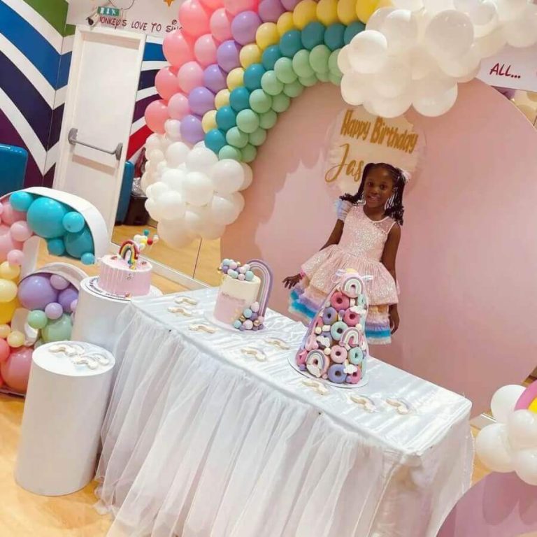 Rainbow Theme Birthday Decoration