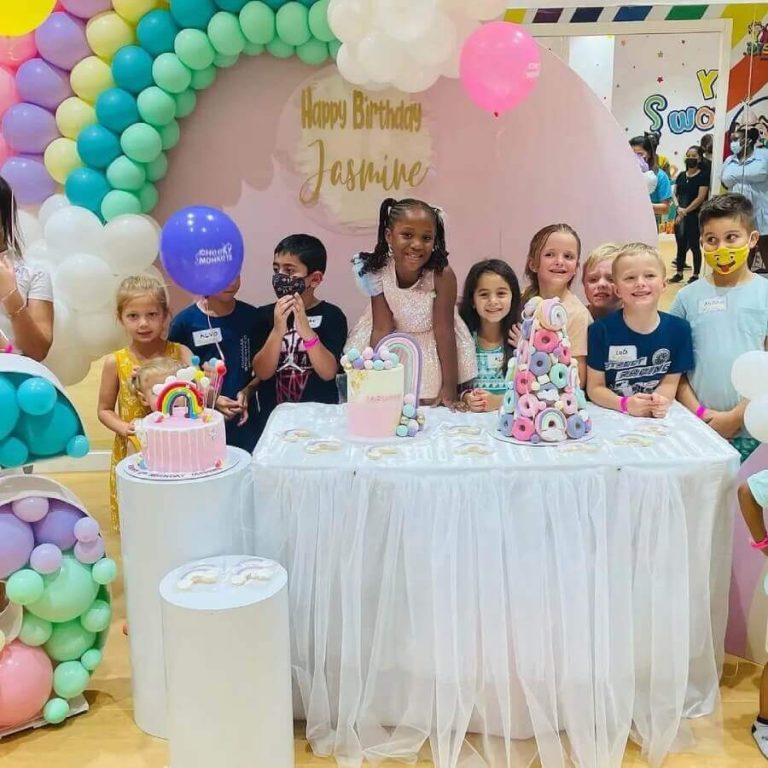 Rainbow Theme Birthday Party