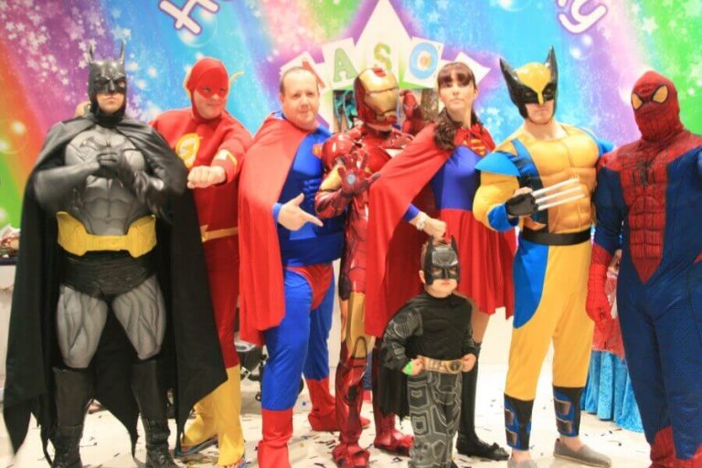 Superhero Character Party Packages