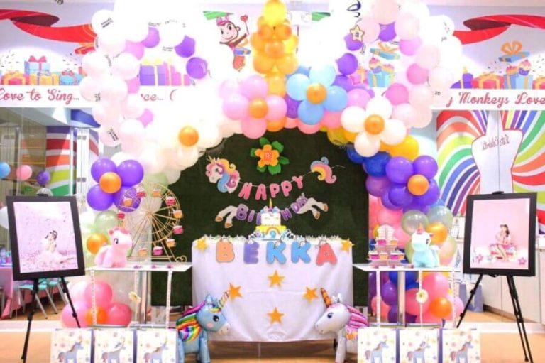 Unicorn Theme Birthday Decoration
