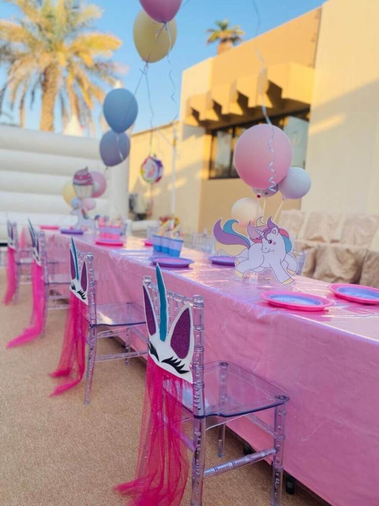 Unicorn Theme Outdoor Party Supplies