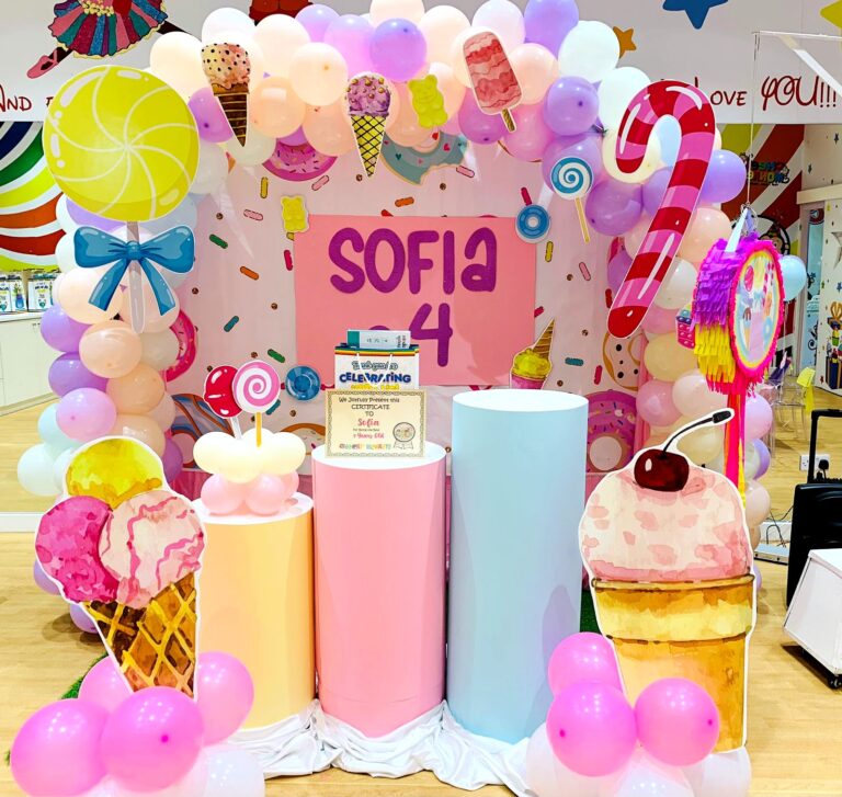 Candyland Theme Backdrop Decoration