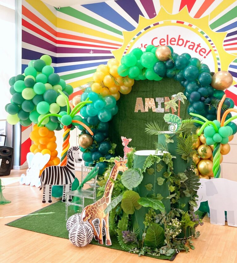 Jungle Theme Backdrop Decoration