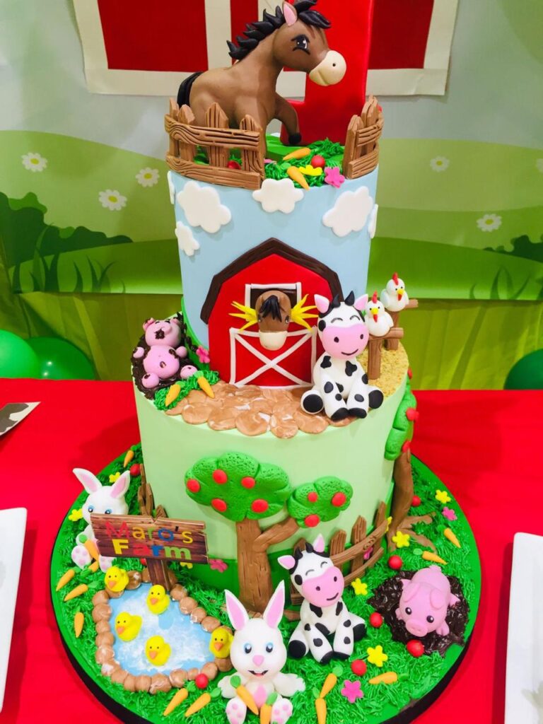 Jungle Theme Birthday Cake