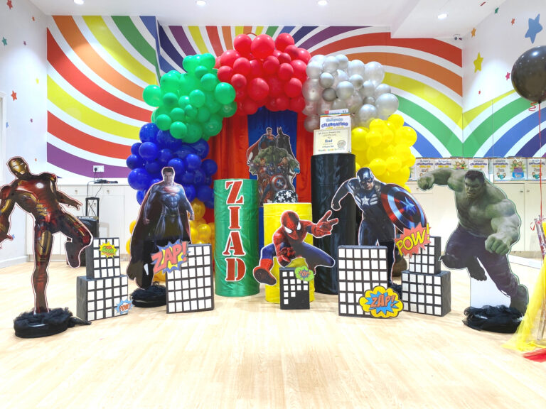 Super Heroes Theme Decoration