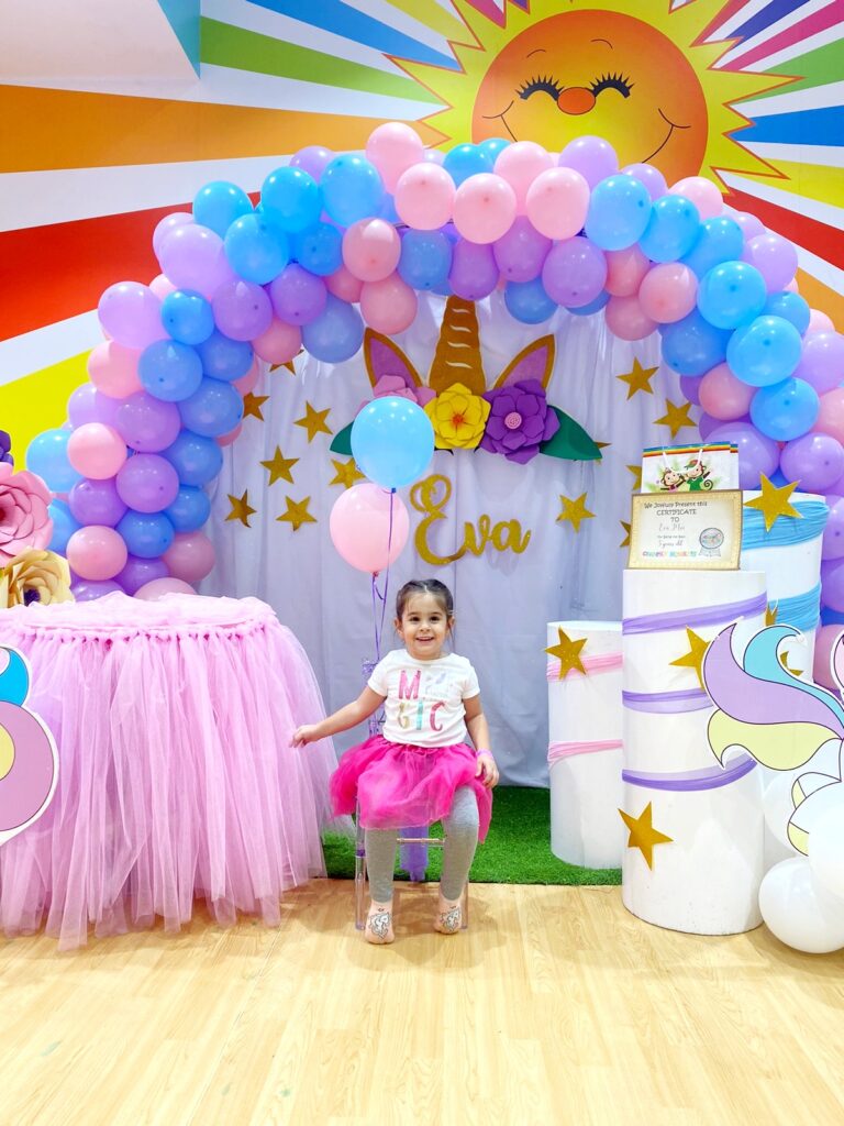 Unicorn Theme Balloon Decorations