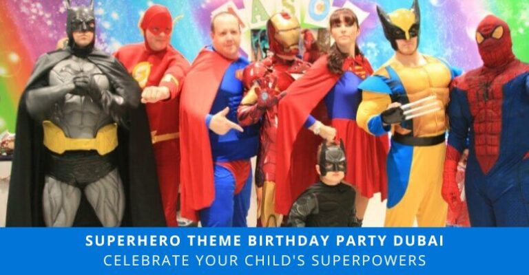 kids birthday party superhero theme