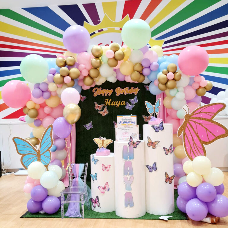 Butterfly birthday theme