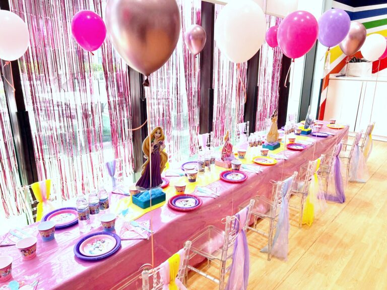 Butterfly theme dining experience