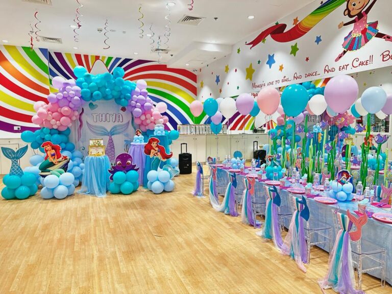 Mermaid theme indoor decoration