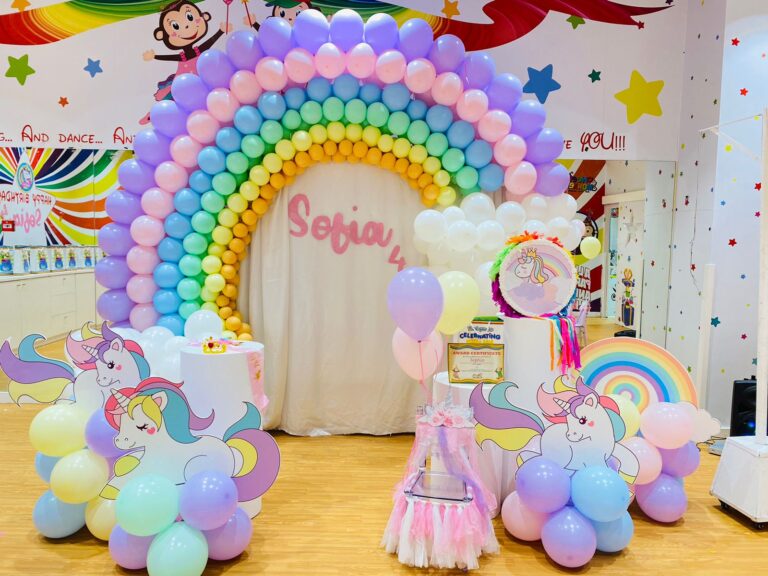 Unicorn Theme arch decoration