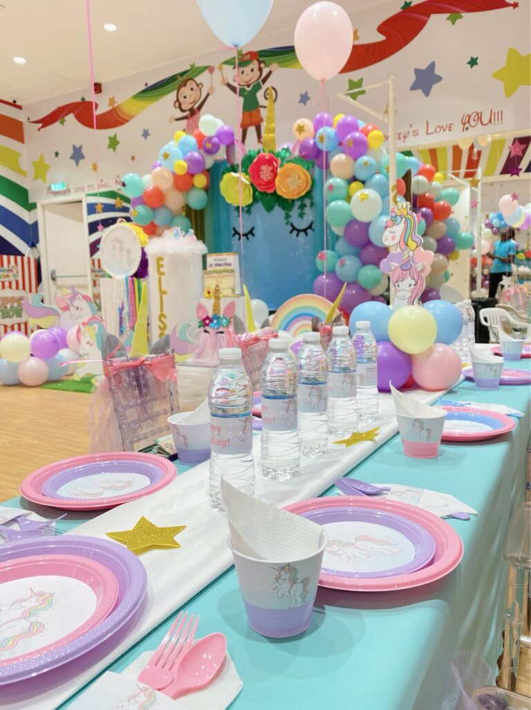 Unicorn Theme dning decoration