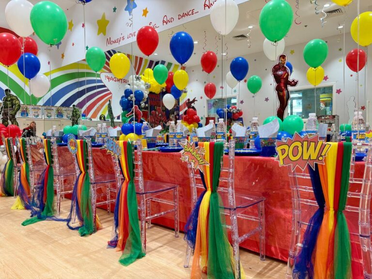 Avengers Theme Balloon Decorations