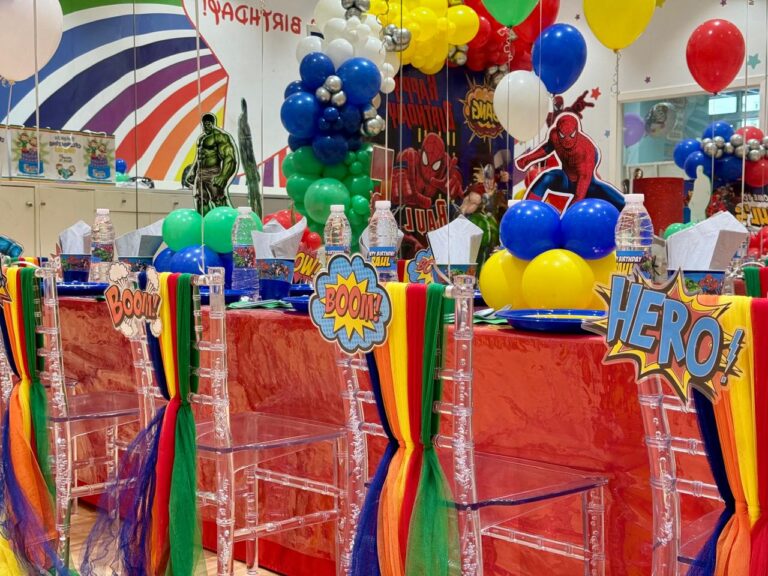 Avengers Theme Birthday Hero Decoration