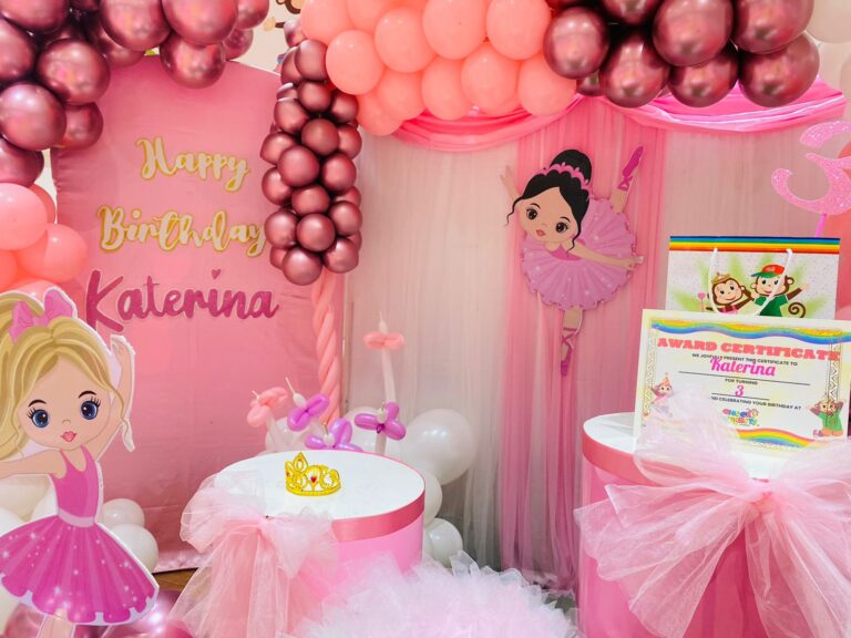 Ballerina Theme Birthday Decoration